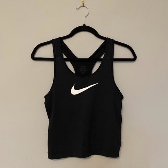 Nike Cropped Black Racerback - Picture 1 of 4